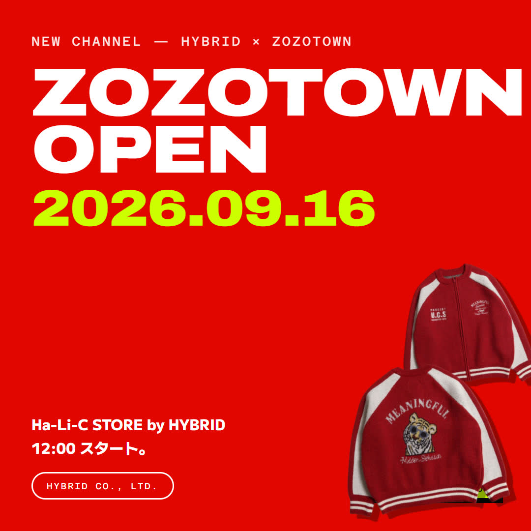 ZOZOTOWN OPEN バナー 1080×1080